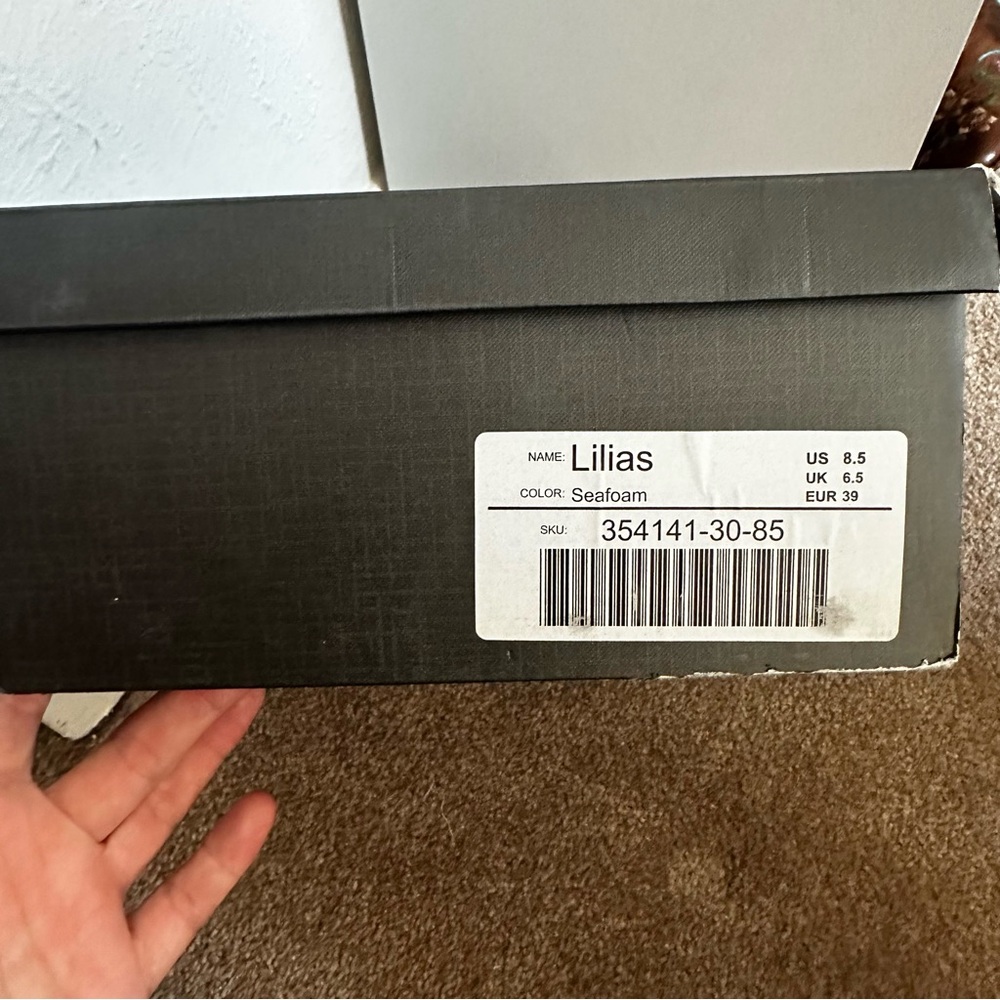 Just Fab Lilia’s Seafoam Platform Heels Size 8.5 - Picture 11 of 12